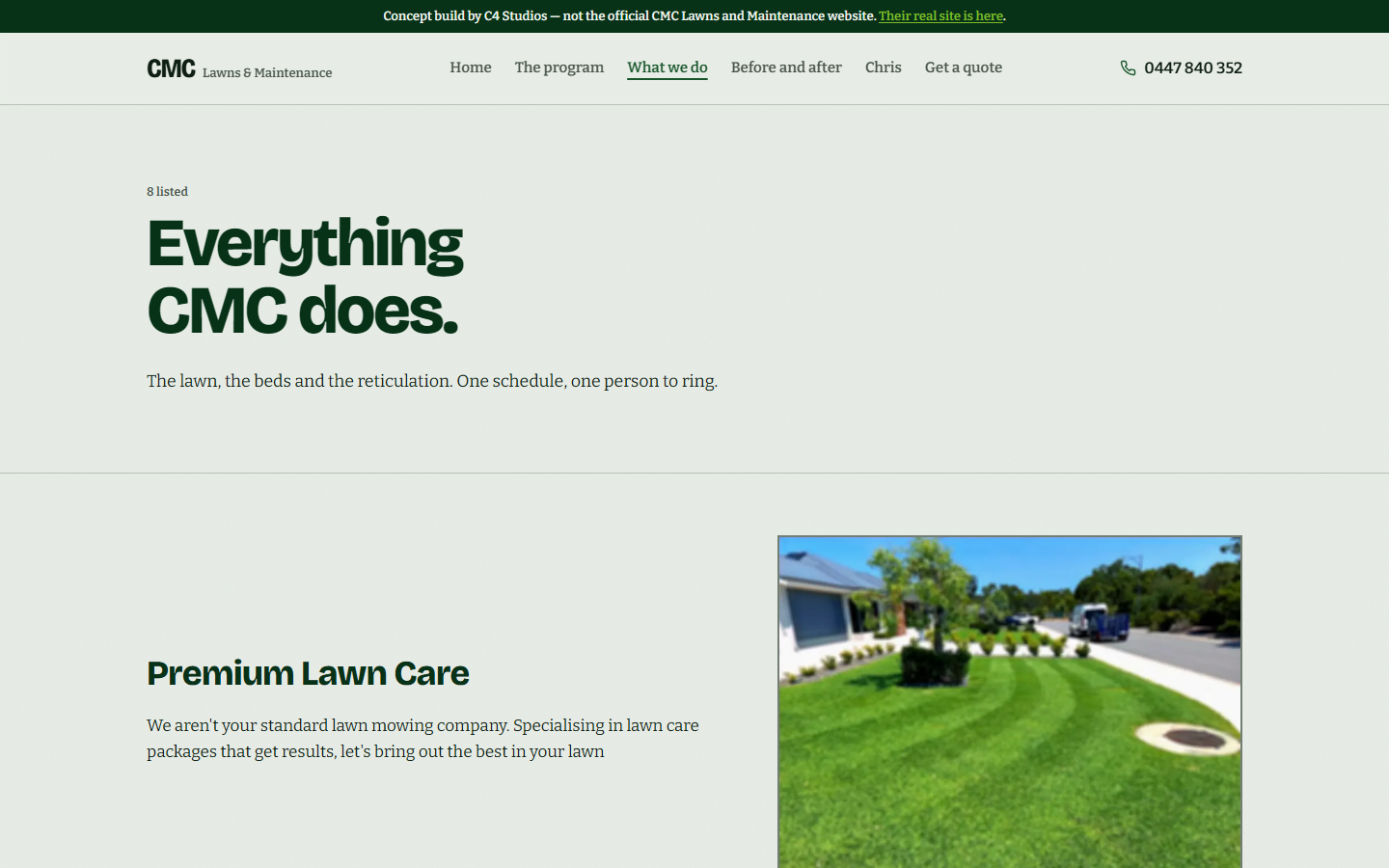 What we do. Every service in the owner’s own words, nothing invented